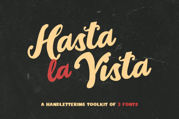 Hasta La Vista Trio Font - Featured Image
