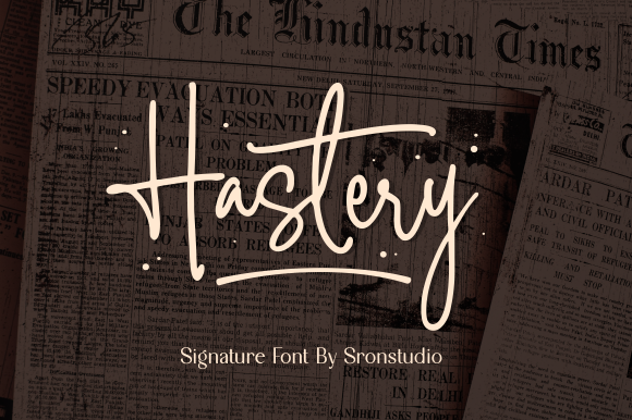 Hastery Font - Featured Image