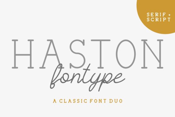 Haston Duo Font - Featured Image