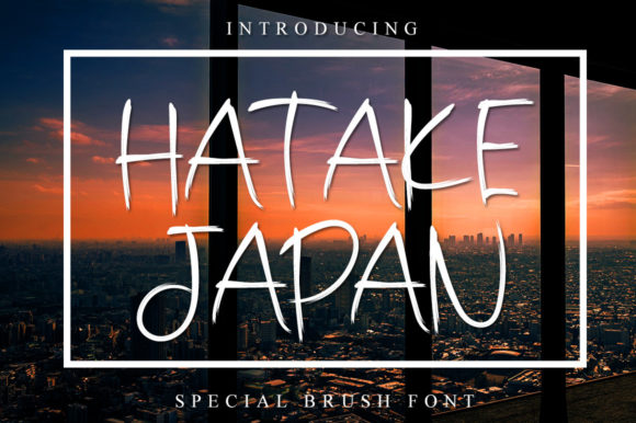 Hatake Japan Font - Featured Image