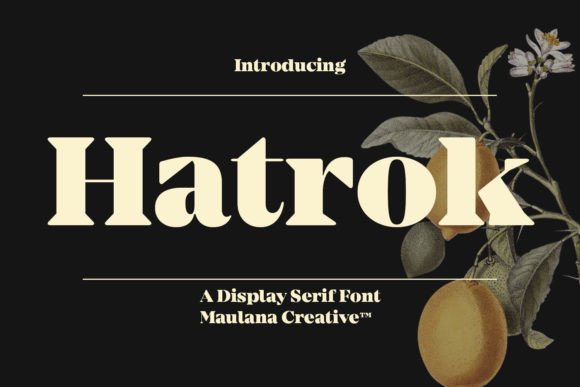 Hatrok Font - Featured Image