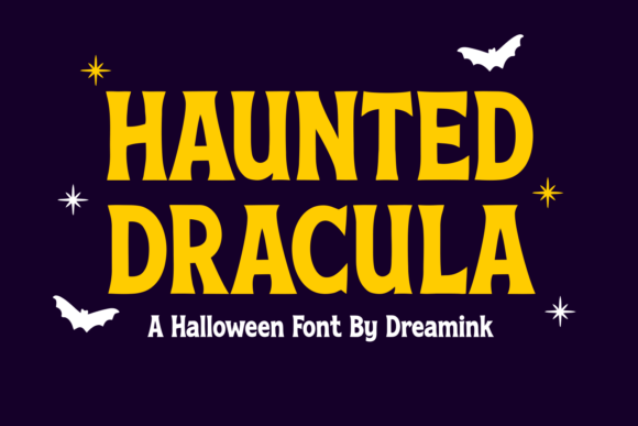 Haunted Dracula Font - Featured Image
