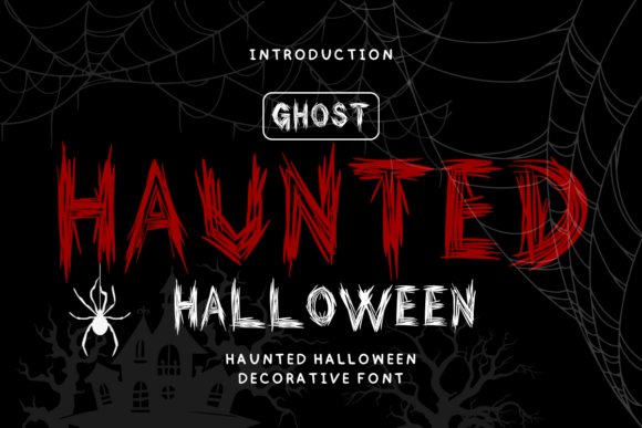Haunted Halloween Font - Featured Image