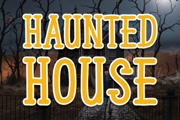 Haunted House Font - Featured Image