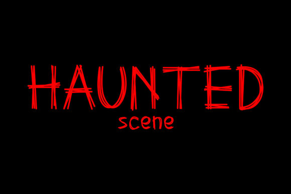 Haunted Scene Font - Featured Image