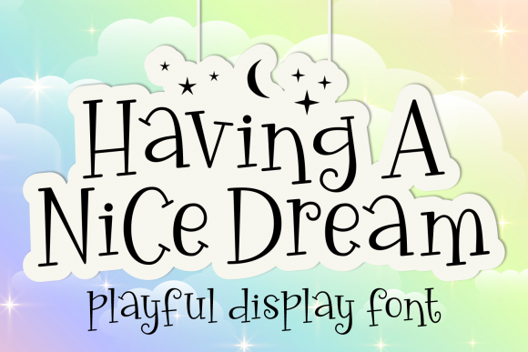 Having a Nice Dream Font - Featured Image