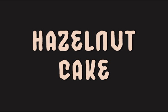 Hazelnut Cake Font - Featured Image