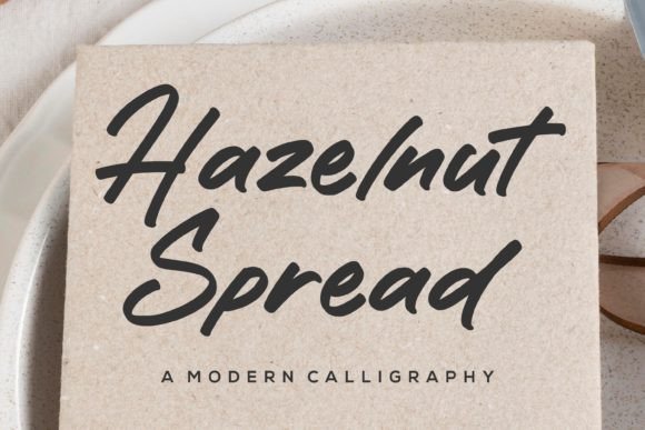 Hazelnut Spread Font - Featured Image