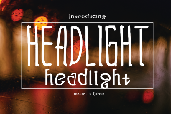 Headlight Font - Featured Image
