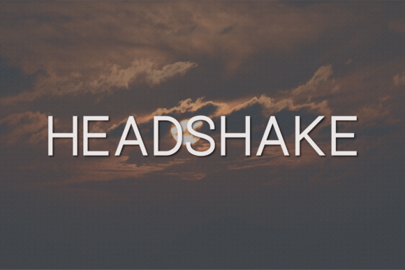 Headshake Font - Featured Image