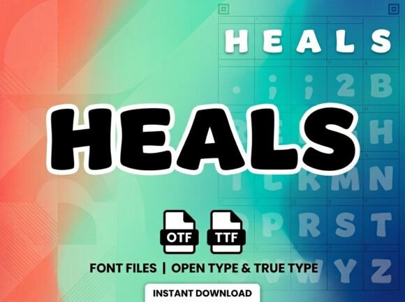 Heals Font - Featured Image