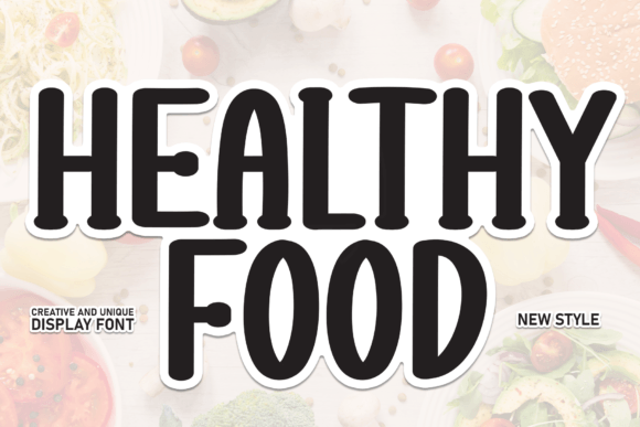 Healthy Food Font - Featured Image