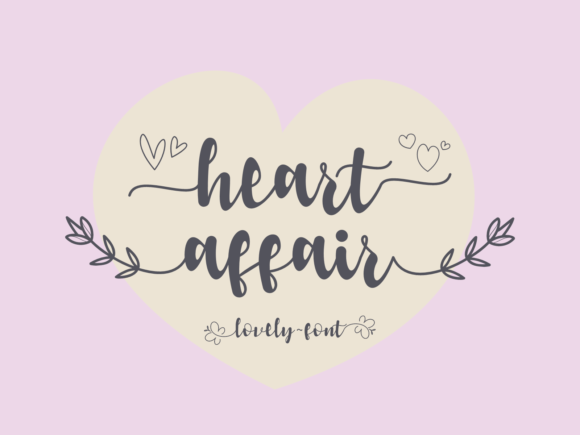 Heart Affair Font - Featured Image