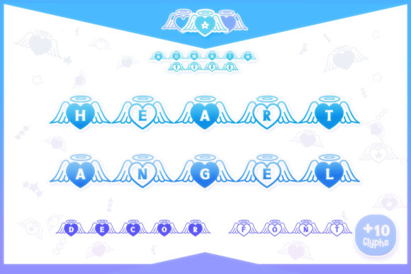 Heart Angel Font - Featured Image