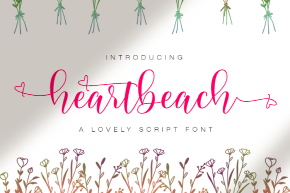 Heart Beach Font - Featured Image
