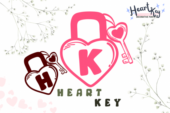 Heart Key Font - Featured Image