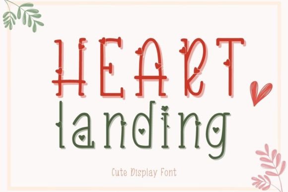 Heart Landing Font - Featured Image