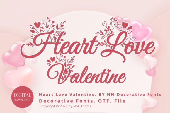Heart Love Valentine Font - Featured Image