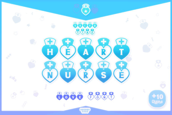 Heart Nurse Font - Featured Image