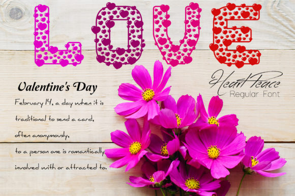 Heart Peace Font - Featured Image