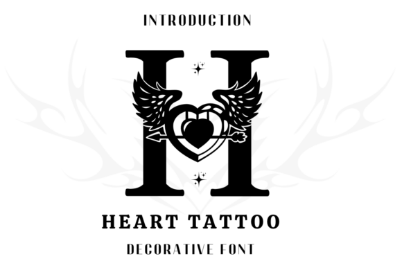 Heart Tattoo Font - Featured Image