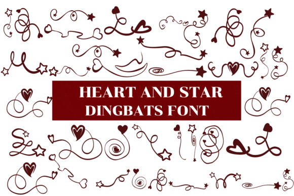 Heart and Star Font - Featured Image