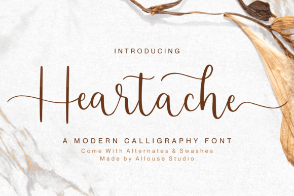 Heartache Font - Featured Image