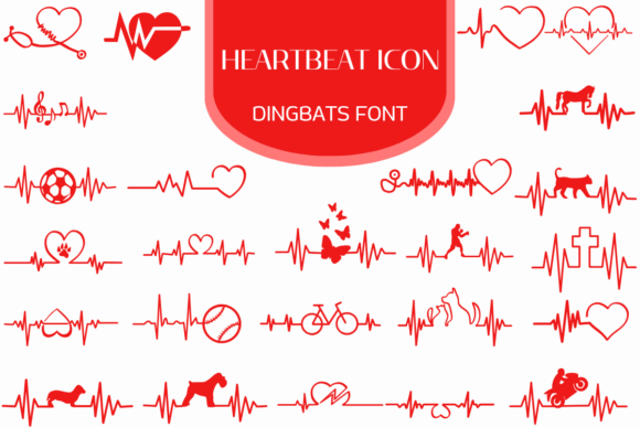 Heartbeat Icon Font - Featured Image