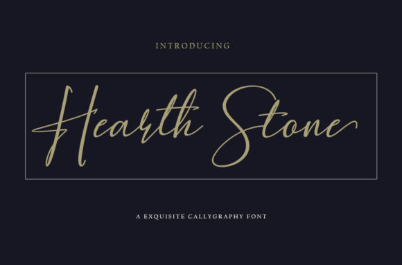 Hearth Stone Font - Featured Image