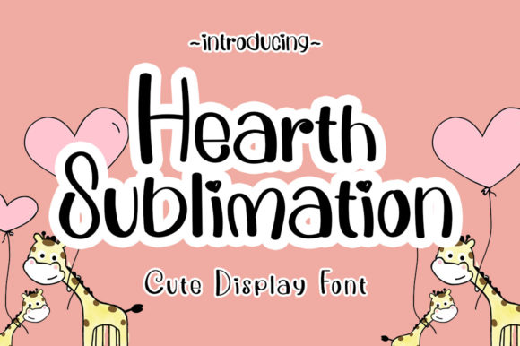 Hearth Sublimation Font - Featured Image