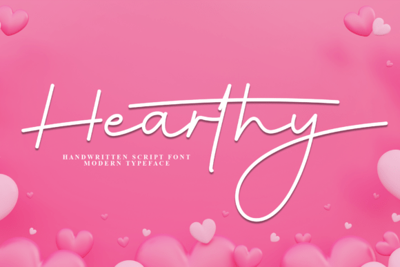 Hearthy Font - Featured Image