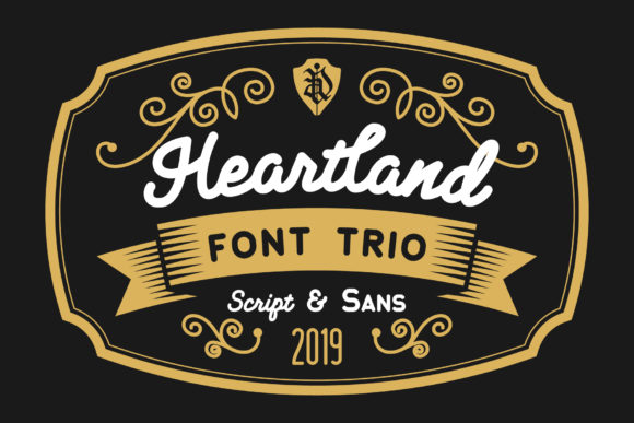 Heartland Trio Font - Featured Image
