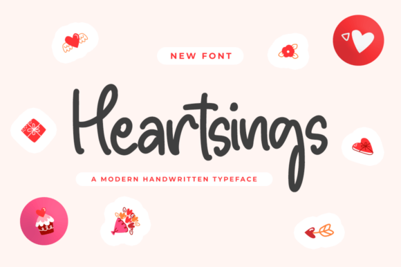 Heartsings Font - Featured Image