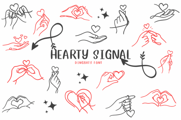 Hearty Signal Font - Featured Image