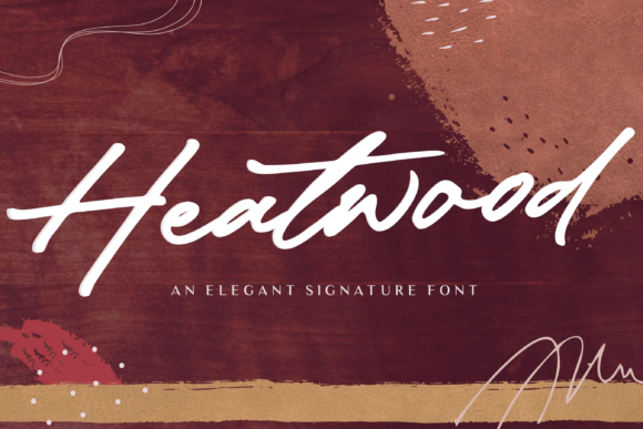 Heatwood Font - Featured Image