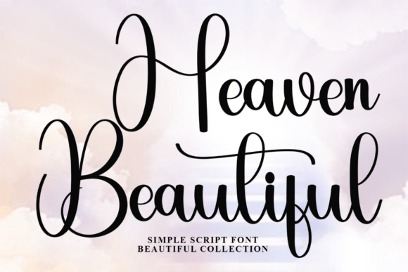 Heaven Beautiful Font - Featured Image