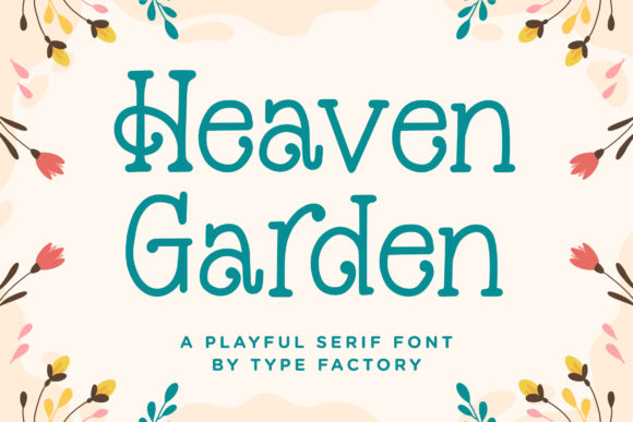 Heaven Garden Font - Featured Image