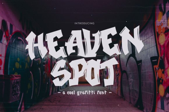 Heaven Spot Font - Featured Image