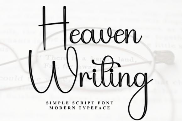 Heaven Writing Font - Featured Image