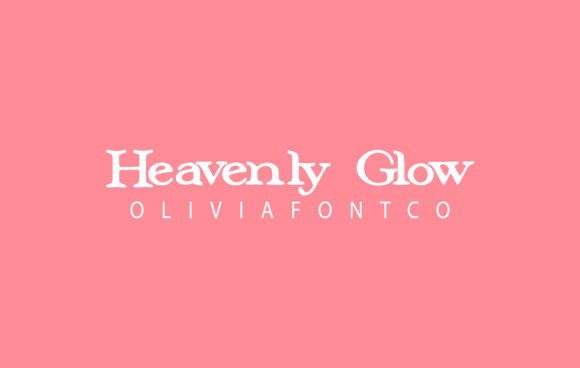Heavenly Glow Font - Featured Image