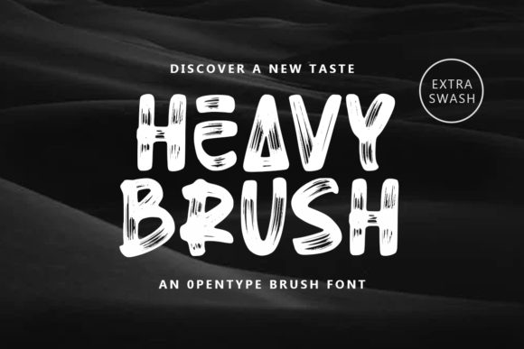 Heavy Brush Font - Featured Image