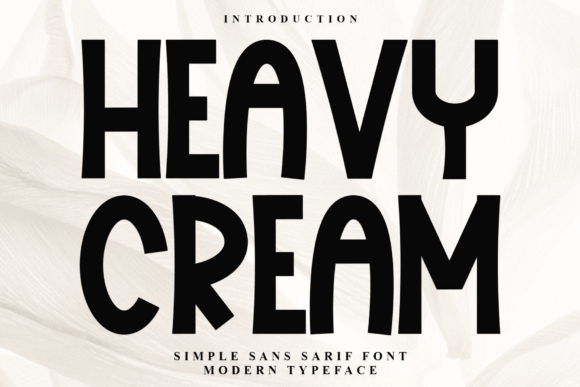 Heavy Cream Font - Featured Image