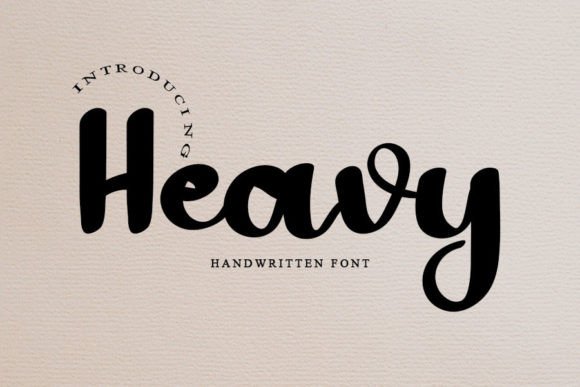 Heavy Font - Featured Image