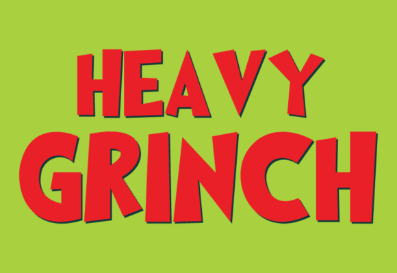 Heavy Grinch Font - Featured Image