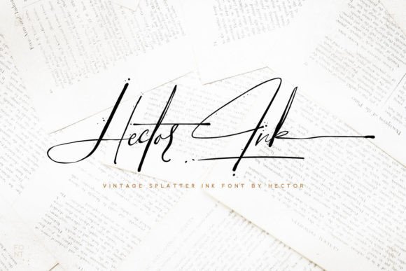 Hector Ink Font - Featured Image