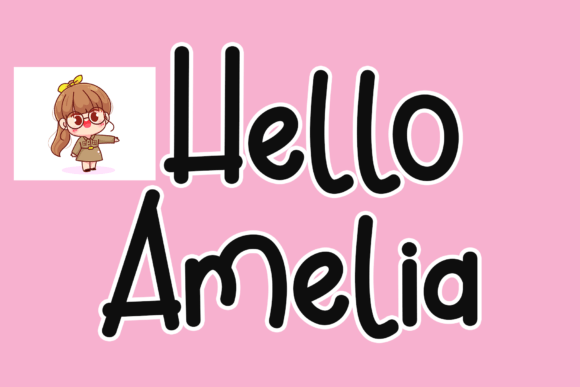 Hello Amelia Font - Featured Image