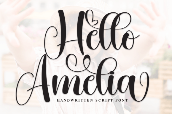Hello Amelia Font - Featured Image