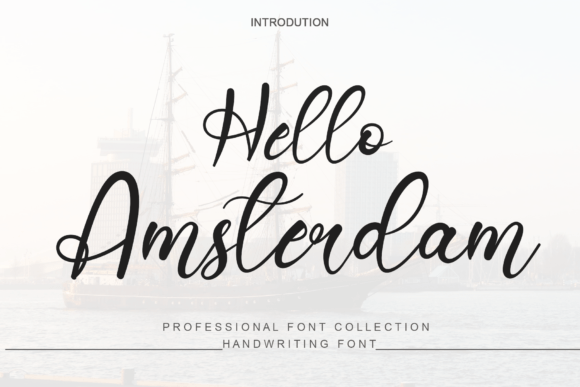 Hello Amsterdam Font - Featured Image