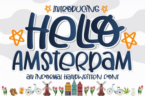 Hello Amsterdam Font - Featured Image