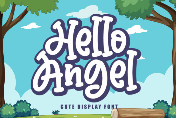 Hello Angel Font - Featured Image
